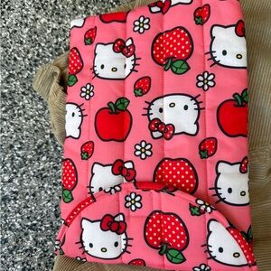 Hello Kitty Strawberry Red and Pink tablet carry case